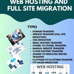 Web Hosting and Full Site Migration