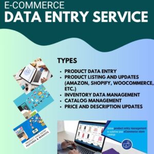 E-commerce Data Entry Service