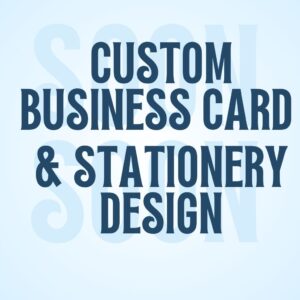 Elevate Your Brand: Custom Business Card & Stationery Design for Lasting Impressions