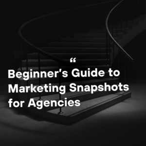 Beginner’s Guide to Marketing Snapshots for Agencies